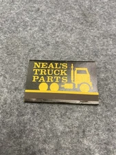 Neal's Truck Parts Grand Rapids Michigan Vintage Route Map Matchbook