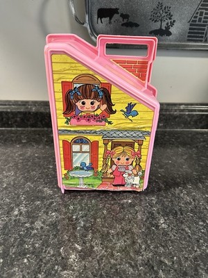 Dolly Pops Pink House Playset House 1979 Knickerbocker Carrying Case