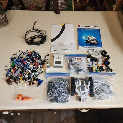 LEGO MindStorms NXT Part Lot Intelligent Brick Controller Manuals Cables & More