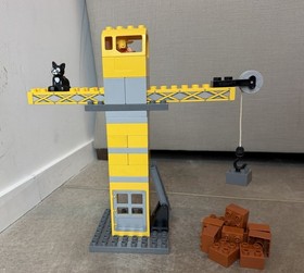 LEGO Duplo Large Construction Site LOT From Set 4988 & More!  Bulldozers Crane