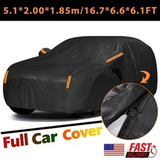 Heavy Duty Waterproof Full Car Cover For Cadillac Zipper All Weather Protection Heavy Duty Waterproof Full Car Cover For Cadillac Zipper All Weather Protection