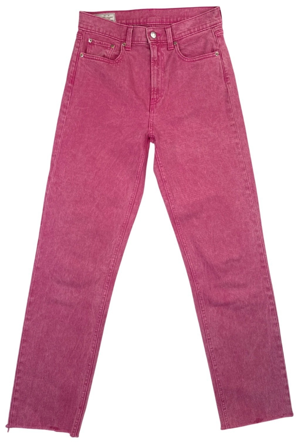 Vintage GAP Cheeky Straight High Rise Women's 28 Pink Leg Jeans Denim