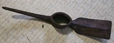 Vintage Pick Axe Grub Hoe, Mining, Farm, Fire R Pickaxe 12 Inch Head