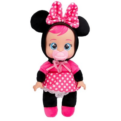 Cry Babies Tiny Cuddles Disney Minnie, Plush baby doll, Tiny Cuddles Inspired By