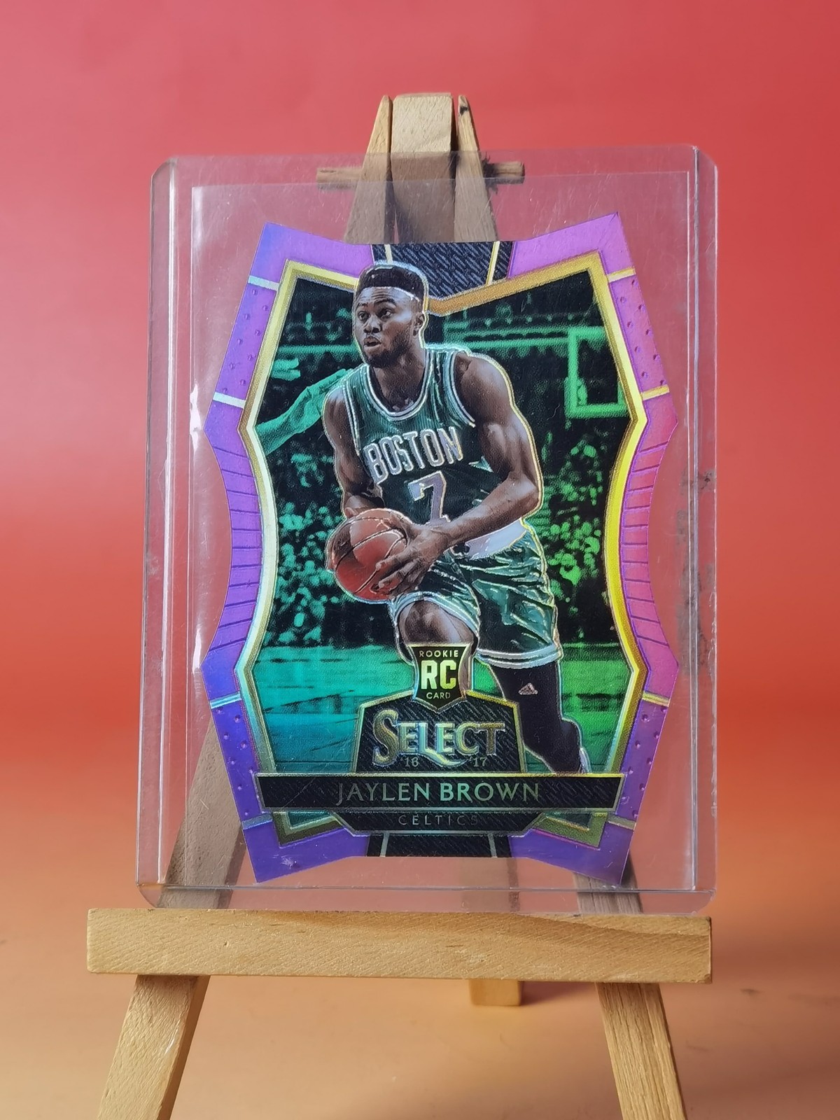 2016-17 Panini Select Jaylen Brown Die-Cut Purple Prizm RC /99 #174