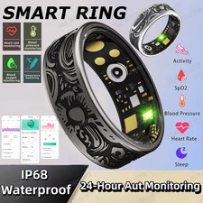 Smart Ring Heart Rate Blood Pressure Blood Oxygen Sleep Monitoring Step Counting