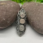 Rose quartz Gemstone 925 Sterling Silver Handmade Comfotable Women Ring Size 6.5