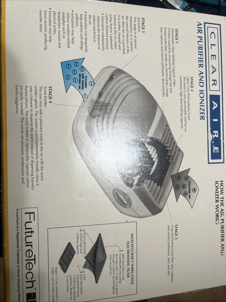 Amcor Future Tech Clear Aire Air Purifier and Ionizer - Image 2 of 4