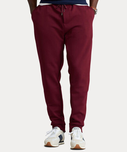 Polo Ralph Lauren Men's Sz 3XL-Tall Burgundy Double Knit Jogger Sweat Pants - Picture 1 of 3