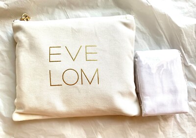 EVE LOM White Makeup Bag & Cleansing Cloth