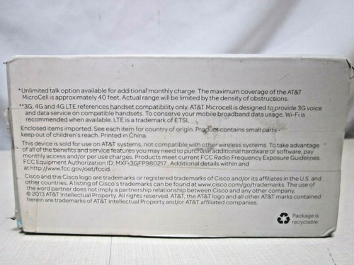 Cisco AT&T Microcell Wireless Cell Signal Booster Tower Antenna DPH154 - Picture 7 of 10