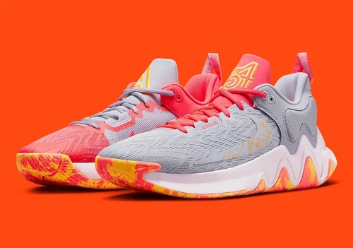 Size 9 - Nike Giannis Immortality 2 Oxygen Purple Hot Punch