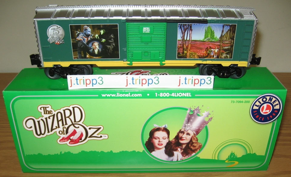 Lionel 6-29791 The Wizard of Oz Box Car O Gauge Toy Train 75th Anniversary nib - Image 3 of 4