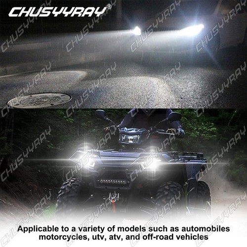 2x H6M LED ATV Headlight Bulb For Honda Suzuki Kawasaki Yamaha 6000K 88W White - Bild 2 von 12