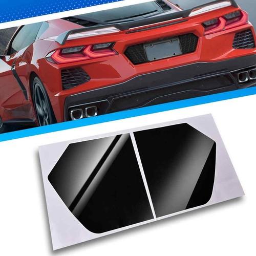 For Corvette C8 2020+ Rear License Number Plate Frame Background Protector Decor - Bild 1 von 7