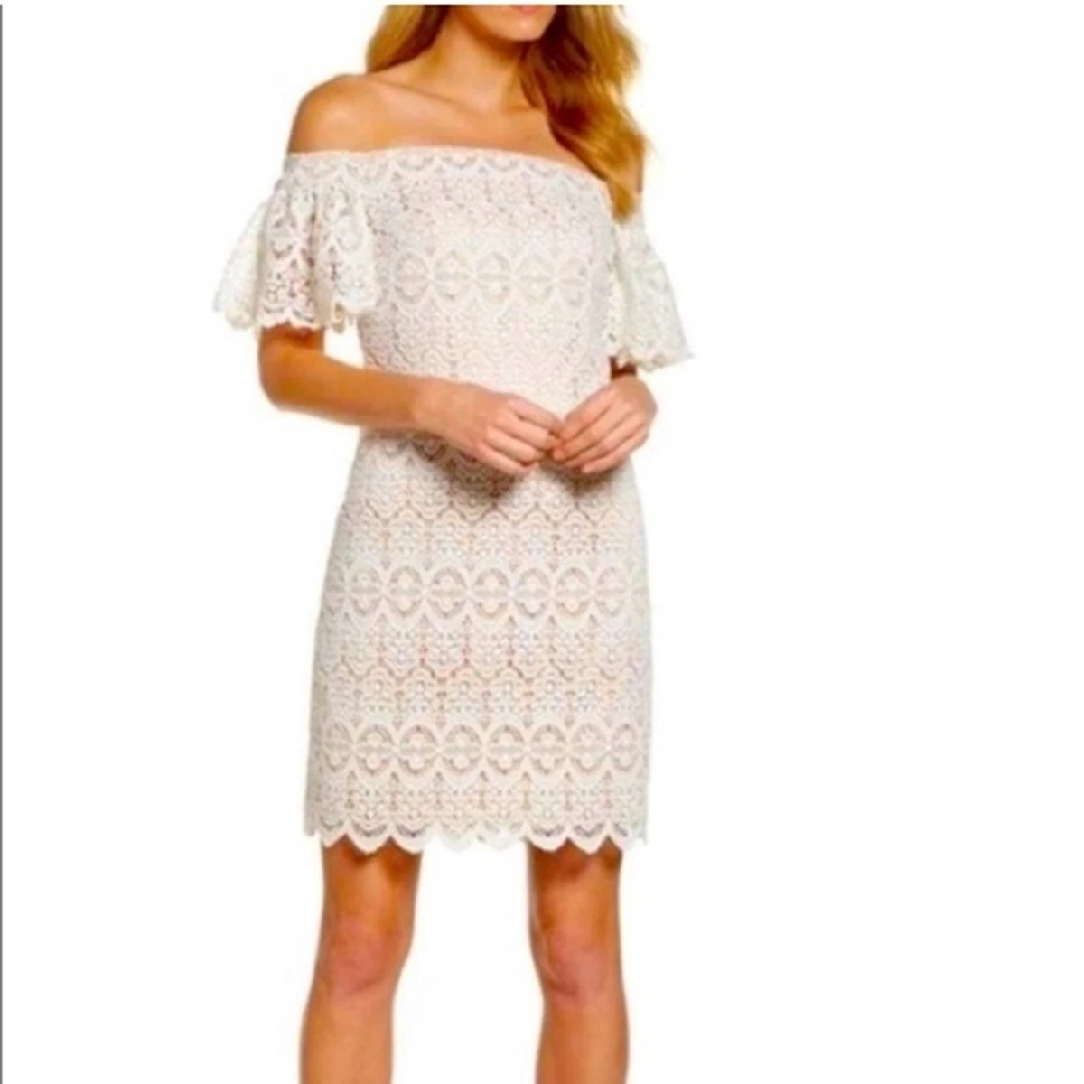 Eliza j top white dress