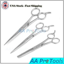 3-Pcs Professional Barber Hair Cutting Scissors Shears set 5.5" and 6.5" BTS-662