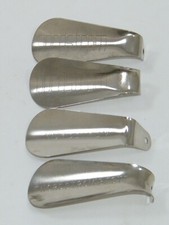  4 NORDSTROM / NORDSTROM BEST METAL SHOE HORNS 3 1/2" LONG