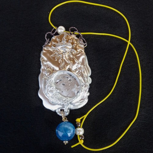 alchemy witchcraft talisman magic occult pagan jewel pendant charm moon sun gold - Picture 7 of 24