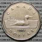 Photo of a 2004 Canada Loonie from an eBay listing that sold on Dec 31, 2025