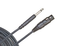 D'addario Classic Series Unbalanced Microphone Cable, 1/4" To Xlr, 25ft