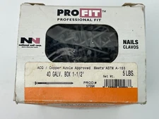 Pro-Fit 57094 Box Nail, 4D, 2'' Galvanized, 1-1/2in 5lb box (New Old Stock)