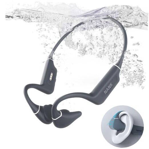 Runner Diver2 Pro Bone Conduction Headphones – Noise Cancelling Grey Wireless
