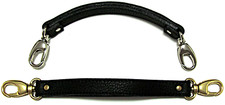 1/2" Genuine Leather Replacement Handbag/Brief LOBSTER Clasp Handle Hand Strap