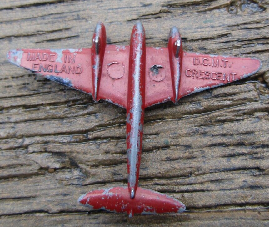 3 VINTAGE CRESENT DIECAST TOYS AEROPLANES WWII ? BLUE GREEN RED eBay