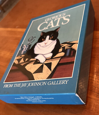 Glorious Cats From The Jay Johnson Gallery 21 Notecards & 20 Envelopes 5 x 6.5 