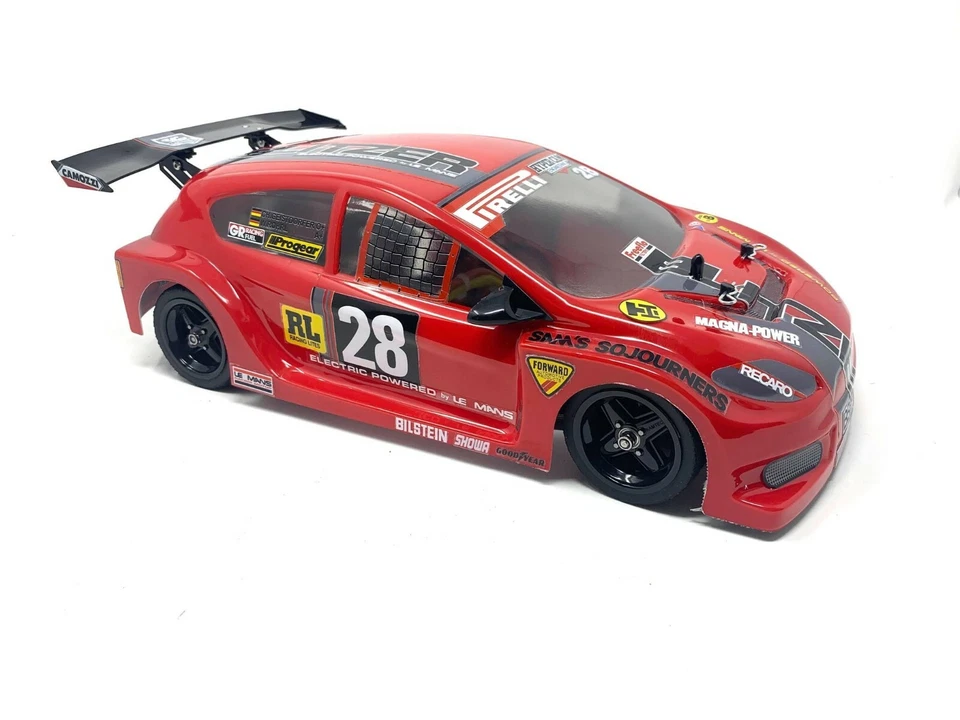 Hot Rod 2 Liter RC Kit Rennfahrwerk SCHWARZ GFK Kamtec Classic - Bild 2 von 4