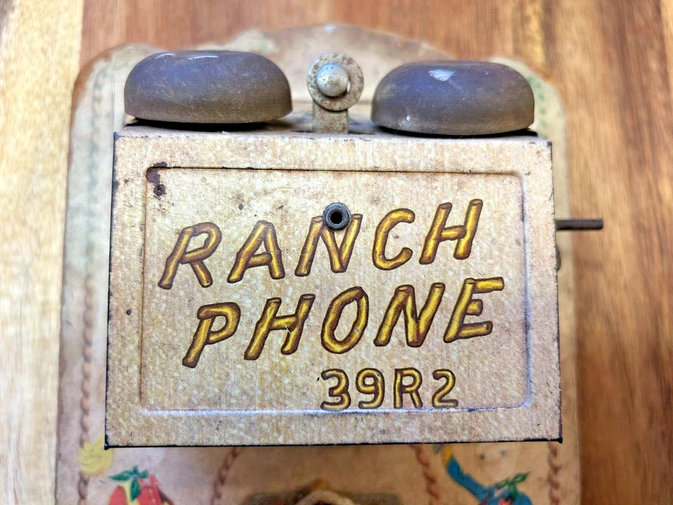 Teléfono de colección Toy Ranch Bell Gone Bell MFG CO! Foto 3 de 4