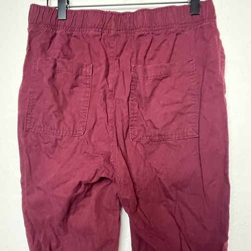 TCP Children's Place Joggers Boys 16 Burgundy Drawstring Ajustable Waist Pockets - Picture 4 of 10