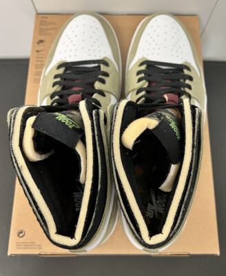 New Nike Air Jordan 1 Zoom Air Cmft Comfort Neutral Olive CT0978