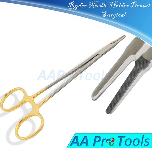 TC Ryder Needle Holder 6" Tungsten Carbide Surgical Vascular Delicate T/C - Picture 5 of 7