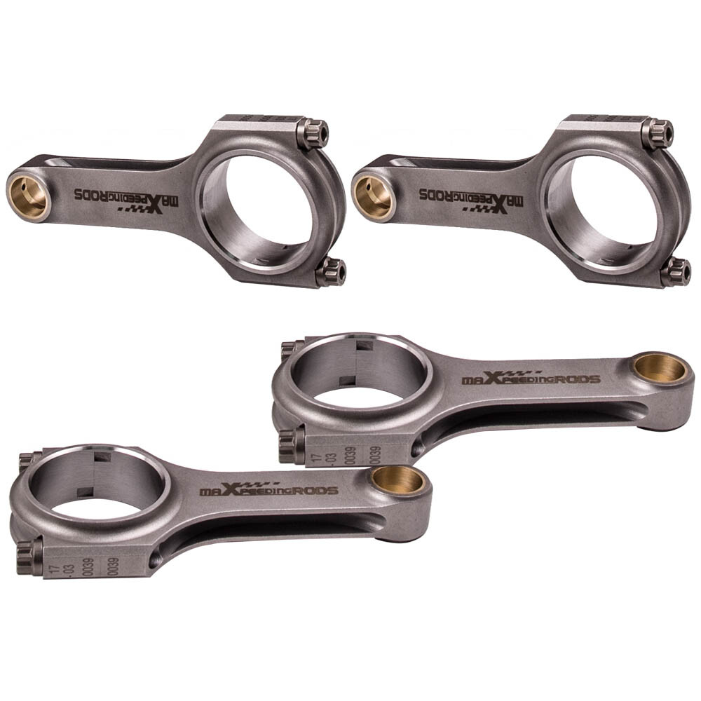 4x Con Rod Connecting Rods for Toyota Corolla 7AFE Engine 1.8L ARP Bolts