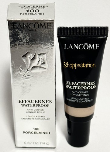 Lancome Effacernes Waterproof Undereye Concealer Shade 100 PORCELAIN I Size 14g