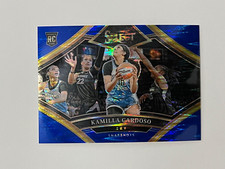 2024 Select WNBA Kamilla Cardoso Rookie Snapshots Blue Flash Prizm /99 #20
