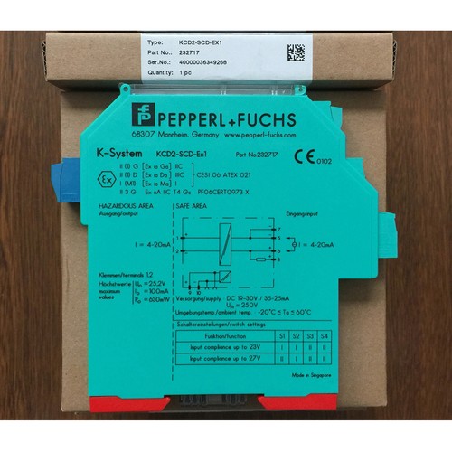 Nuova barriera di sicurezza KCD2-SCD-EX1 per Pepperl+Fuchs spedizione gratuita - Foto 1 di 1