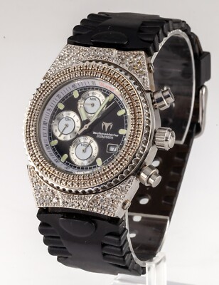 TechnoMarine Raft Damen Edelstahl Quartz Chronograph W / Diamant Schutzhülle