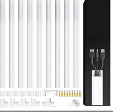 34" or 153” Cord Hider Cable Hider Wire Covers for Home and Office Paintable