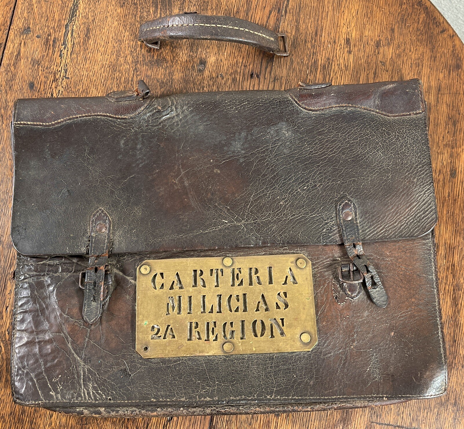 Antique Leather Postal Mail Carrier Messenger Bag Pou… Gem