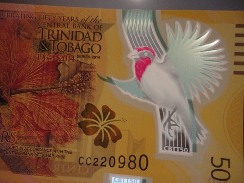 2 TRINIDAD & TOBAGO 2014 New GEM UNC 50 Dollar Polymer Banknote Money Bill P-NEW - Picture 9 of 12