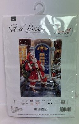 Santa Claus Counted Cross Stitch Kit  Model # B563 by Luca-S  New