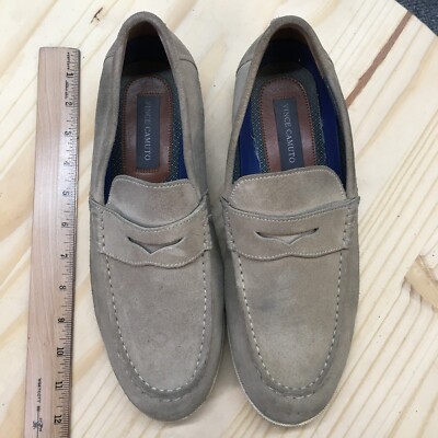 Vince Camuto Shoes Mens 9.5 M Kedron Penny Loafers Beige  display picture 3