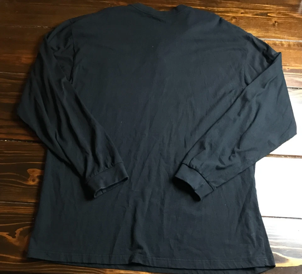 Key Shirt, Men's Size 2XL, Black, Long Sleeve with Pocket, 1/4 Button Up - Image 2 of 4