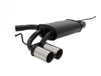 Novus Sportauspuff Gruppe N 2X76Mm Rl-Design VW Golf VI 1.6TDI O. Ausschnitt