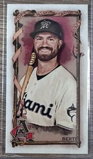 2023 TOPPS ALLEN & GINTER JON BERTI SSP NO NUMBER MINI PARALLEL MARLINS /50!