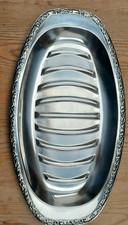 WMF Cromargan  Baroque Spargel Servierplatte 37 cm lang