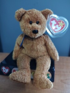 Fuzz Ty Retired Beanie Baby Teddy Bear